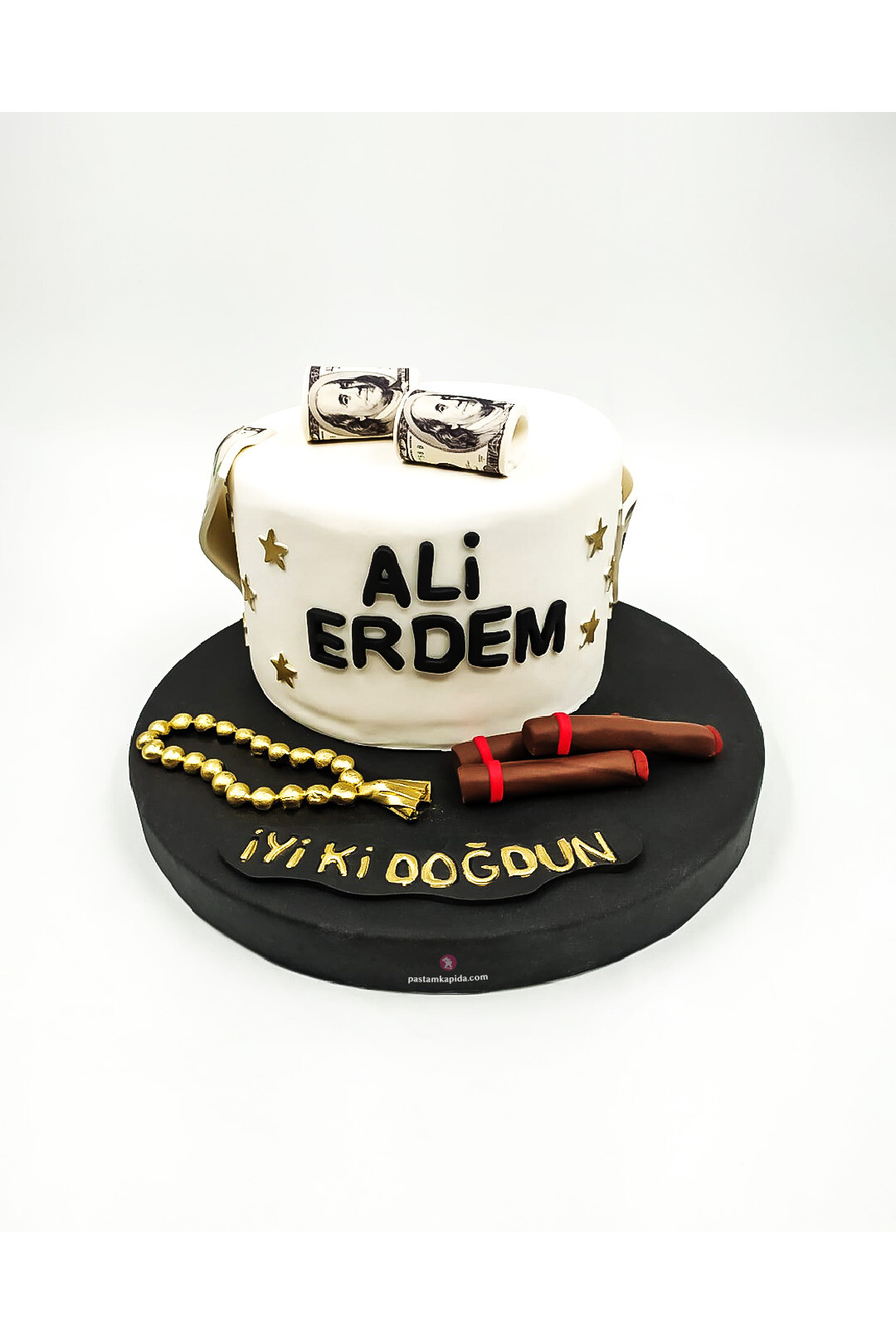 Dolar ve Tesbih Temalı Pasta