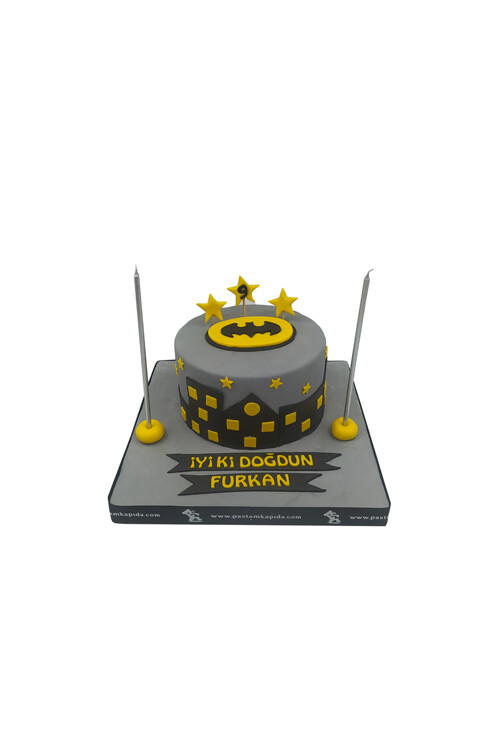 Batman Temalı Pasta
