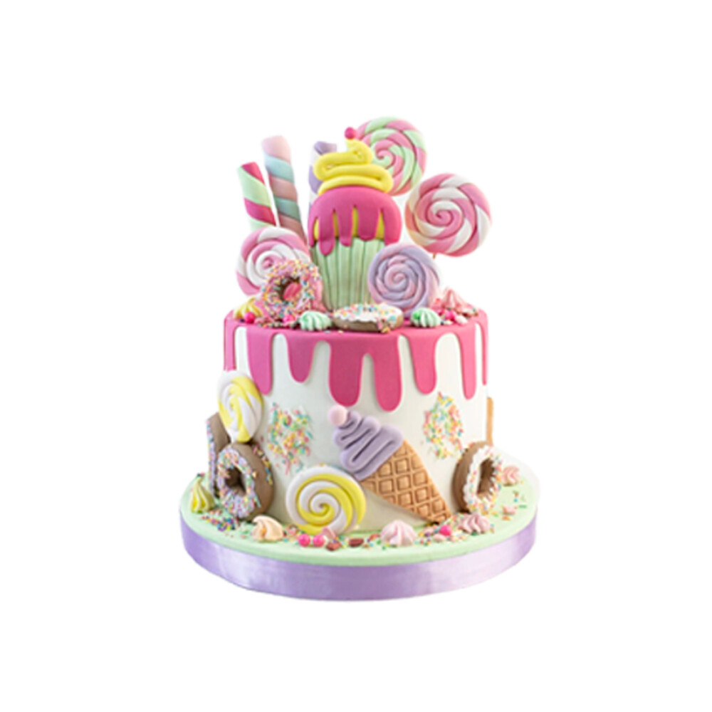 Candy Temalı Pasta