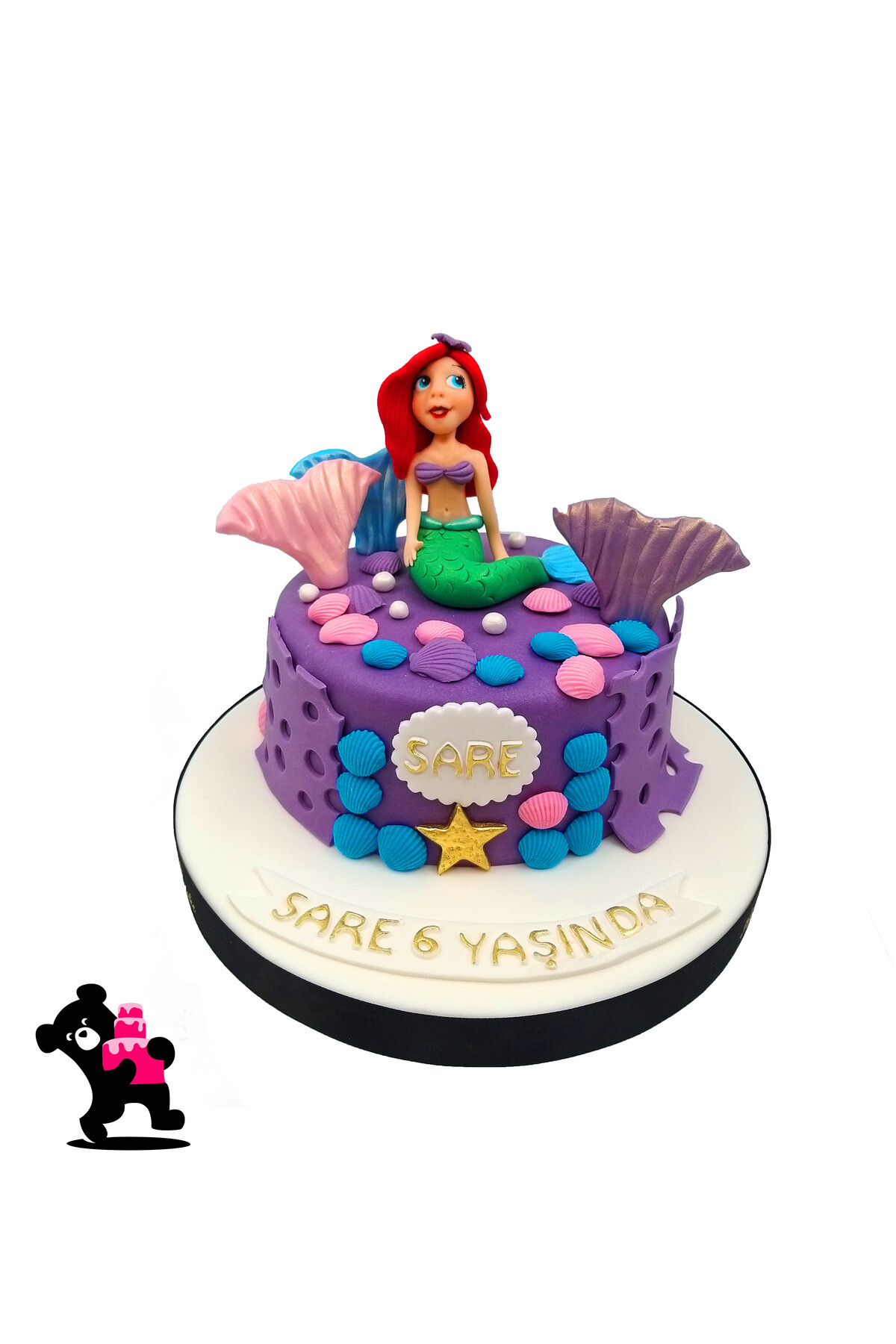 Deniz Kızı Temalı Pasta