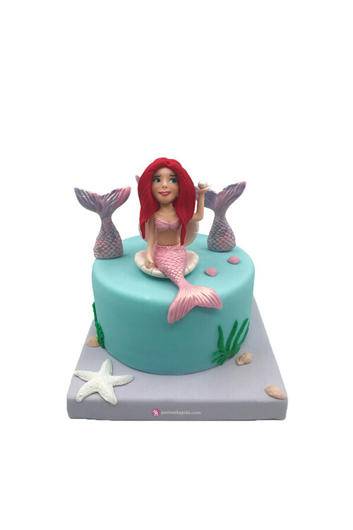 Deniz Kızı Temalı Pasta
