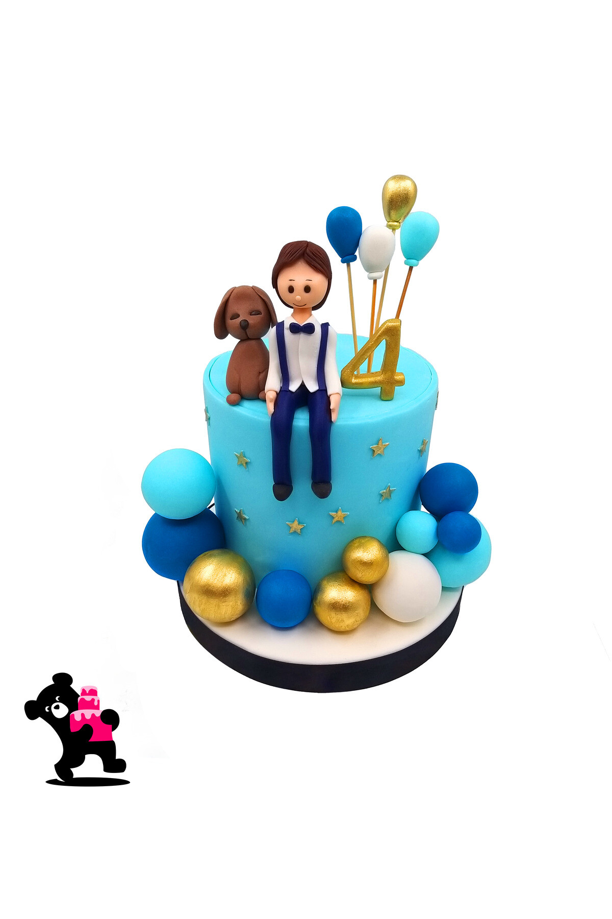 Çocuk Figürlü Doğum Günü Pastası