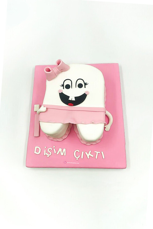 İlk Diş Temalı Pasta