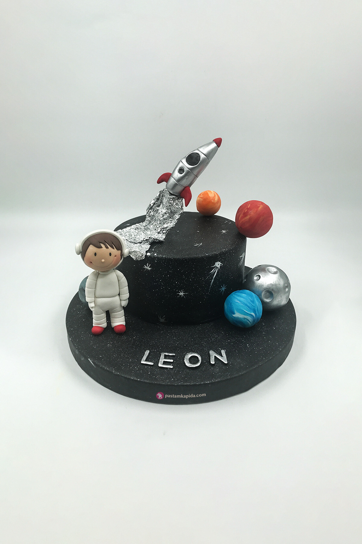 Astronot Temalı Pasta