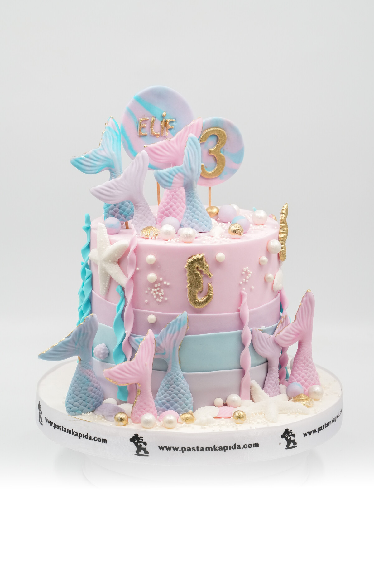 DENİZ KIZI TEMALI BUTİK PASTA