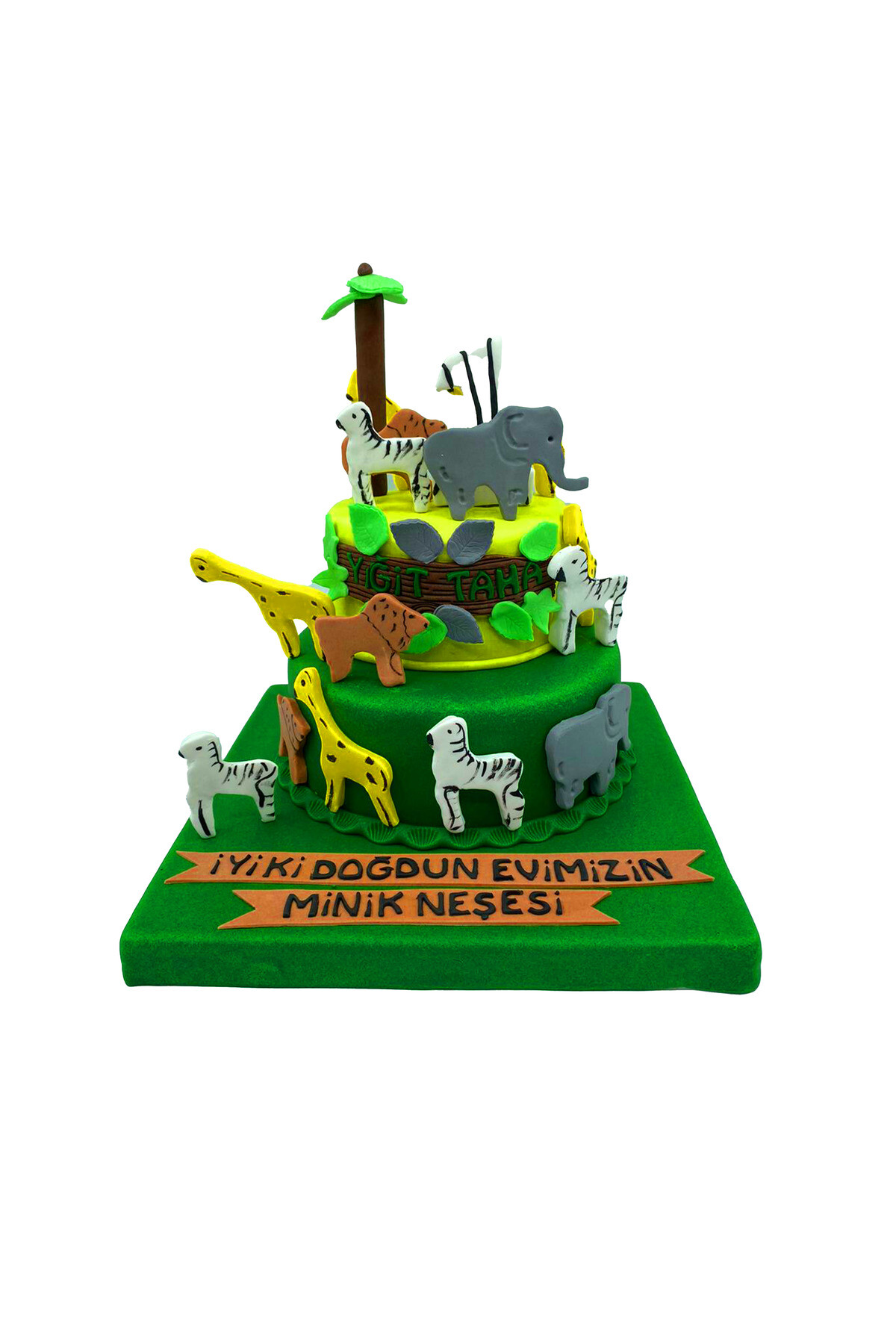 Safari Temalı Pasta