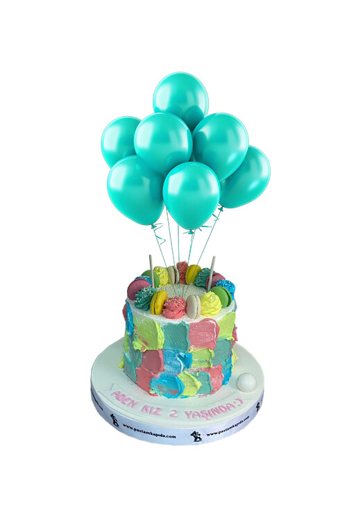 Balonlu Pasta Krem Şanti