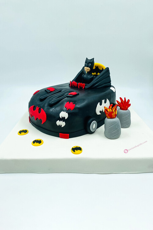 Batman Temalı Pasta