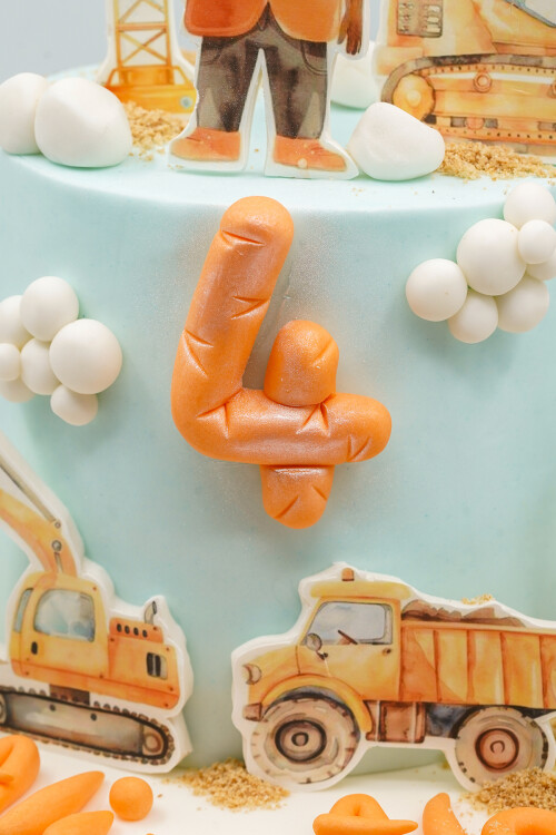 İNŞAAT TEMALI BUTİK PASTA