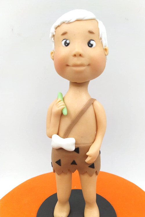 Bambam Temalı Pasta