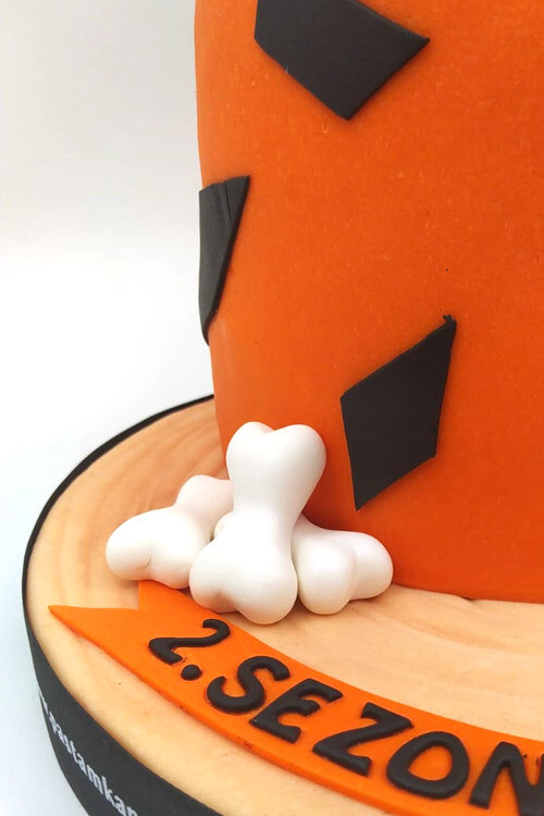 Bambam Temalı Pasta