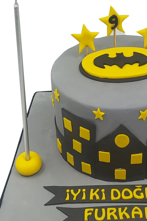 Batman Temalı Pasta