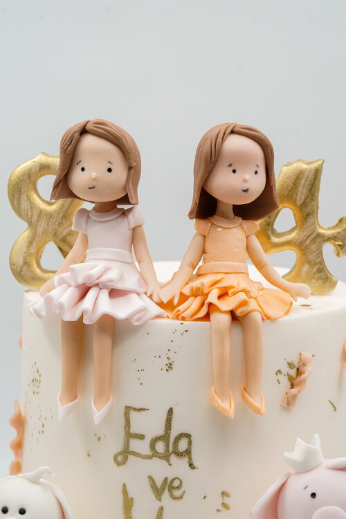 İKİZ BEBEK TEMALI BUTİK PASTA