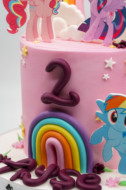 MY LİTTLE PONY TEMALI BUTİK PASTA