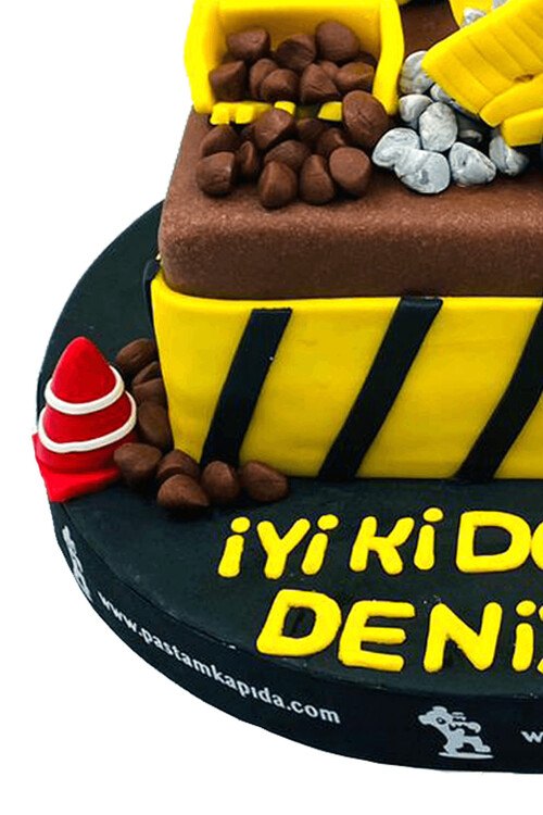 İnşaat Temalı Pasta - 2
