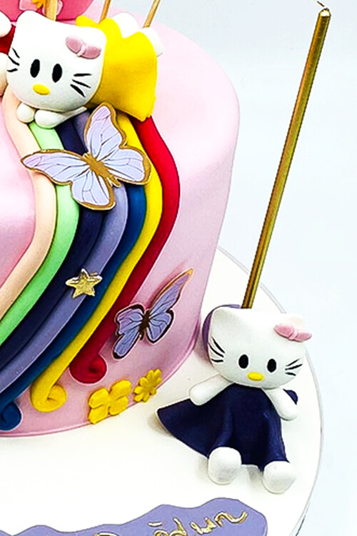 Hello Kitty Figürlü Pasta