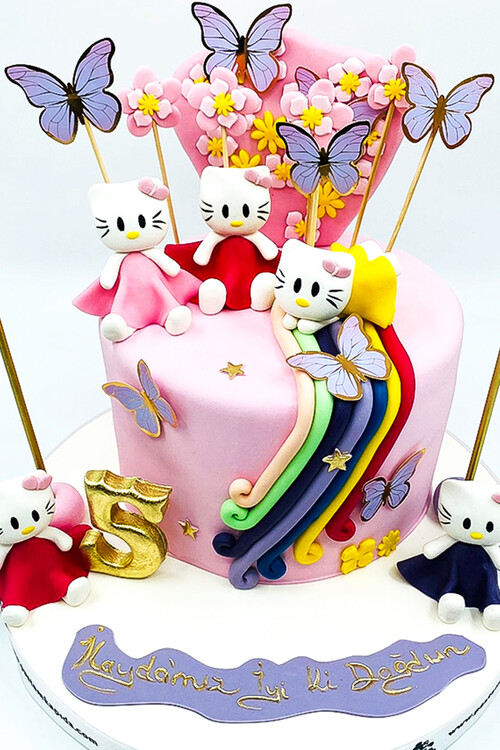 Hello Kitty Figürlü Pasta