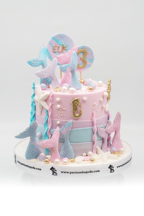 DENİZ KIZI TEMALI BUTİK PASTA