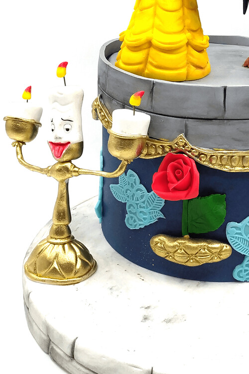 Güzel ve Çirkin Temalı Pasta