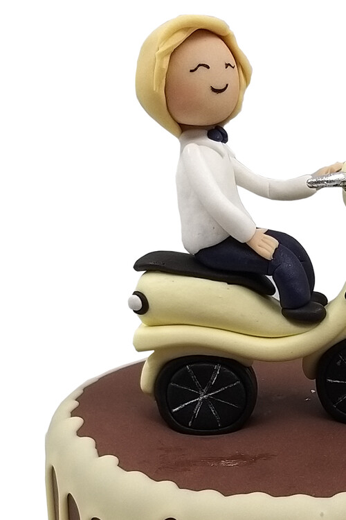 Motosiklet Temalı Pasta