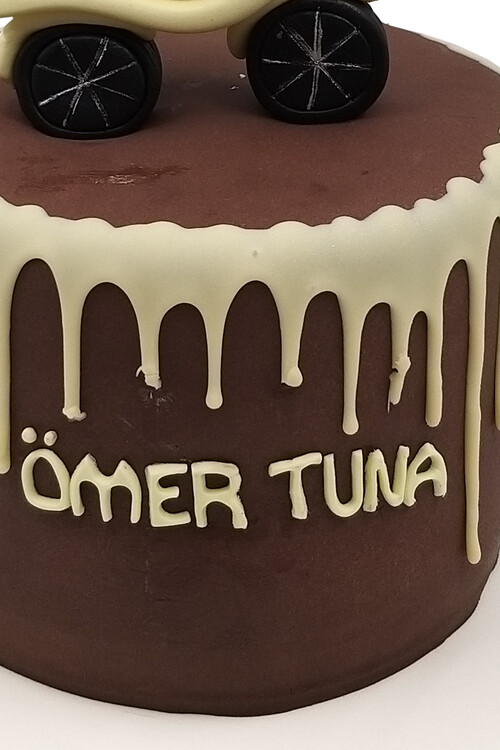 Motosiklet Temalı Pasta