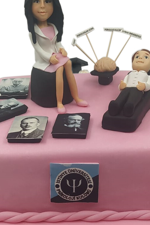 Psikolog & Hasta Temalı Pasta