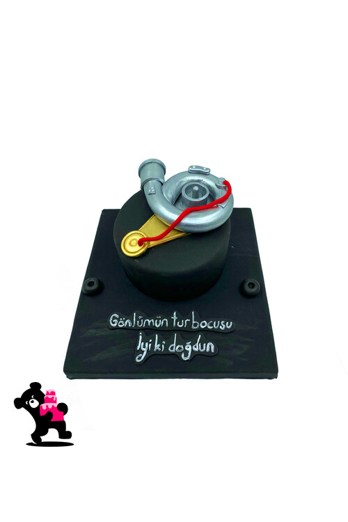 Araba Parçası Figürlü Pasta