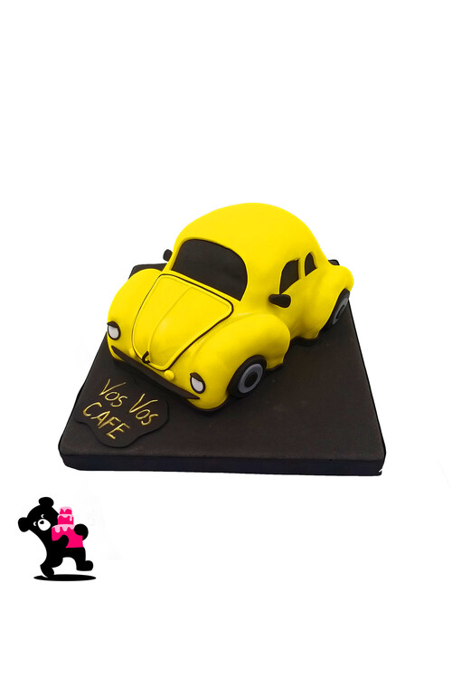 Vos Vos Temalı Arabalı Pasta