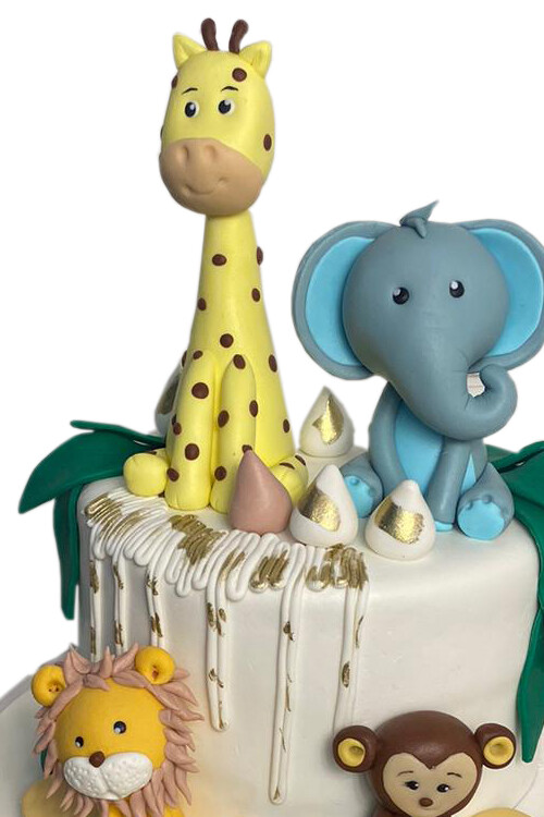 Safari Şirin Hayvanlar Temalı Pasta