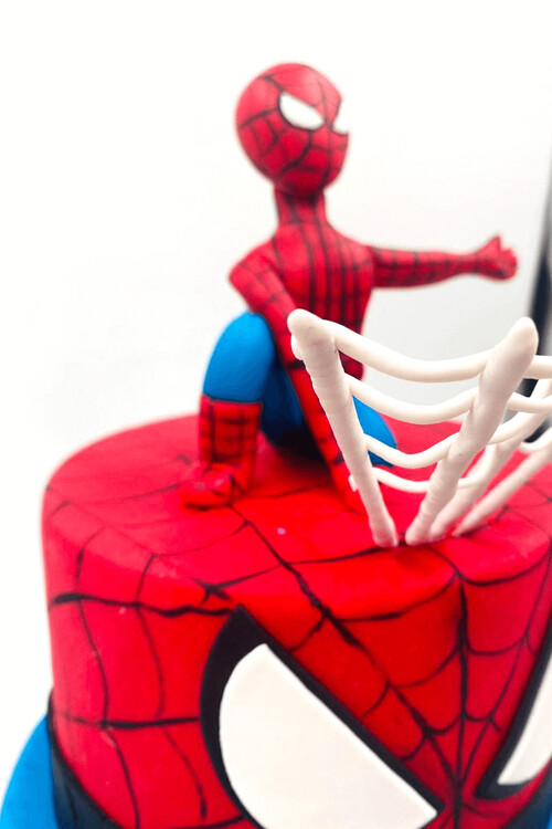 Spider-Man Örümcek Ağı Pasta
