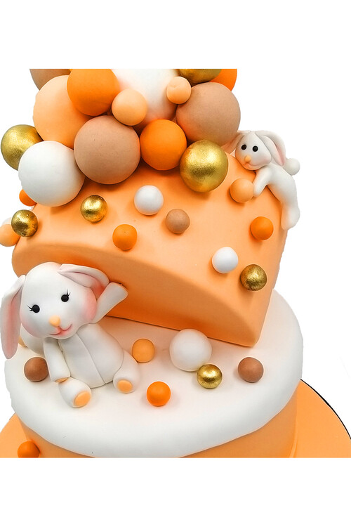 Tavşan Figürlü Pasta