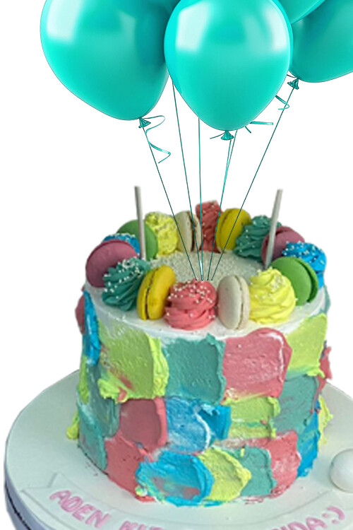 Balonlu Pasta Krem Şanti