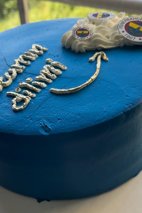 Yazılı / Mesajlı Krem Şanti Pasta