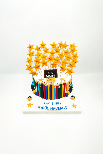 İlkokul Temalı Konsept Pasta