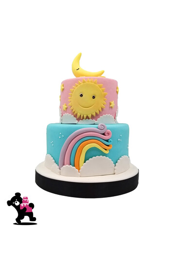 Ay ve Güneş Temalı Pastası