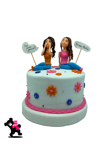 Best Friend Temalı Pasta