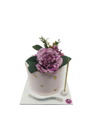 Çiçek Temalı Pasta