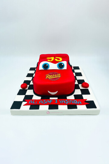 Araba Temalı Pasta