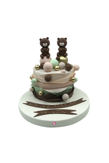 Doğum Günü Konseptli Pasta