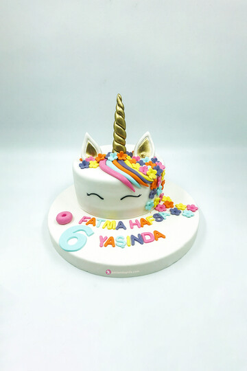 Kız Çocuğu Temalı Konsept Pasta