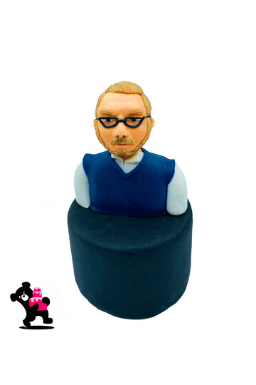 Erkek Büst Temalı Pasta