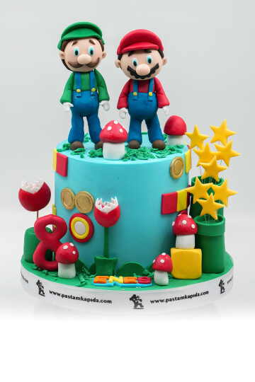 SÜPER MARİO TEMALI BUTİK PASTA