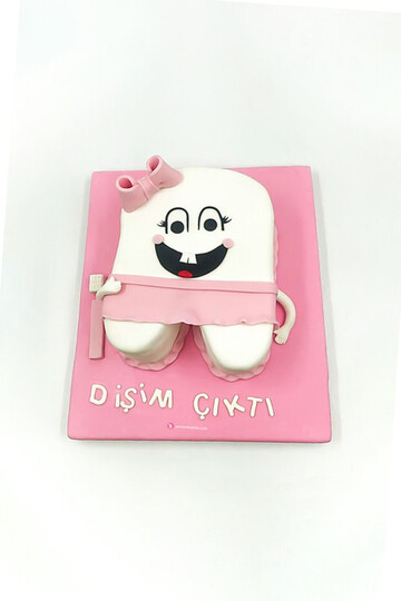 İlk Diş Temalı Pasta