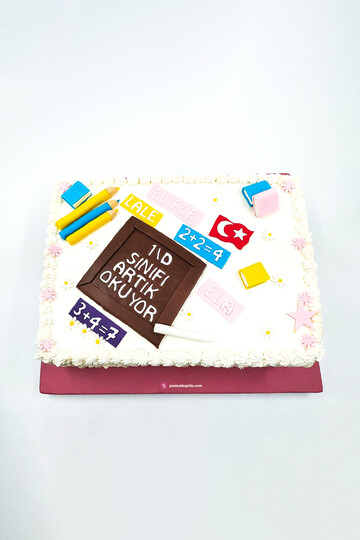 1. Sınıf Temalı Pasta