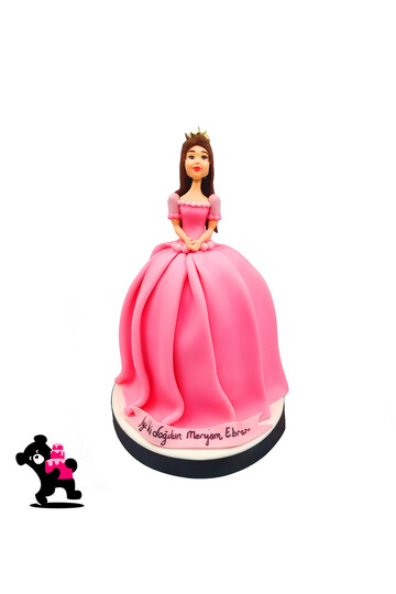 Prenses Temalı Pasta