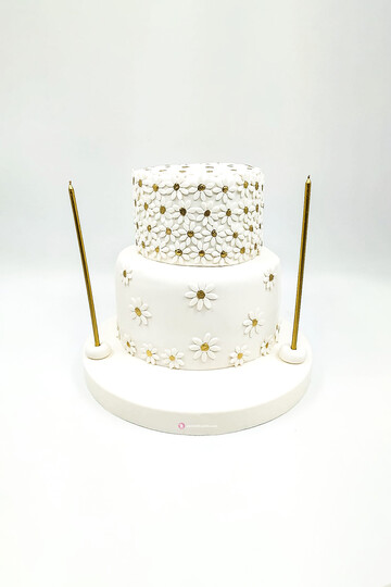 Papatya Temalı Konsept Pasta