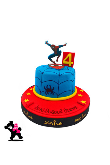 Spiderman Temalı Pasta