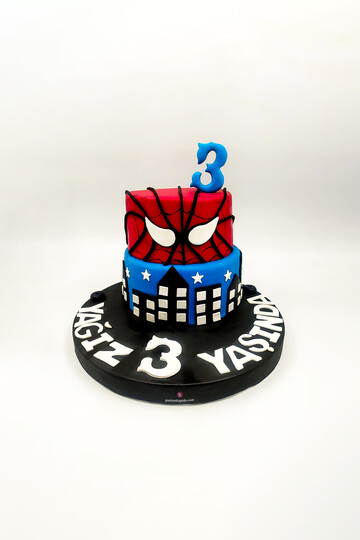 Spiderman Temalı Pasta