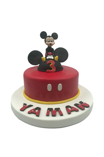 Mickey Mouse Figürlü Pasta