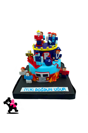 Roblox Temalı Pasta